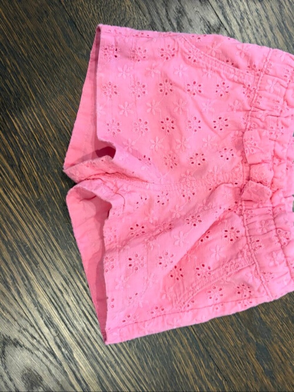 Cat & Jack Baby Girl Pink Eyelet Shorts 12M